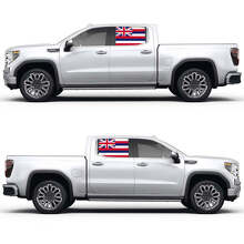 Hawaïaanse vlag zijraam kleur vinyl decal sticker voor GMC Sierra 3