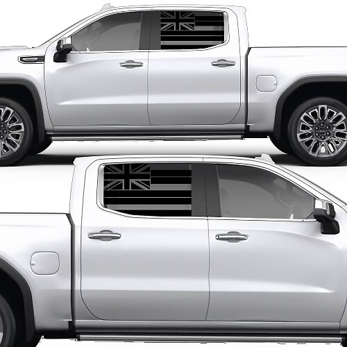 Hawaïaanse vlag zijraam vinyl decal sticker voor GMC Sierra