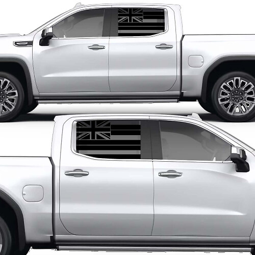 Hawaïaanse vlag zijraam vinyl decal sticker voor GMC Sierra