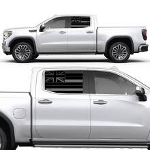 Hawaïaanse vlag zijraam vinyl decal sticker voor GMC Sierra 2