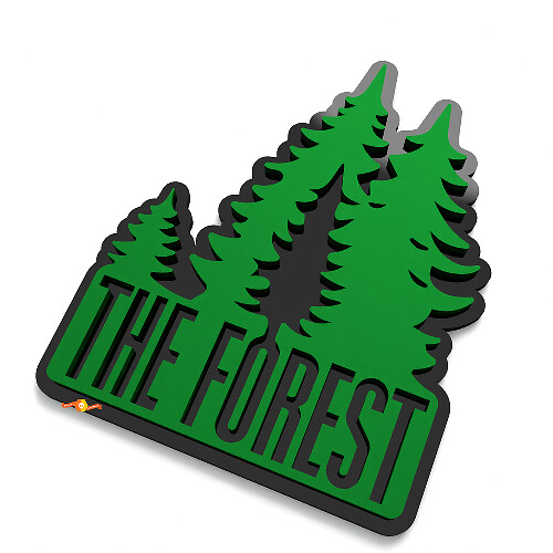 Forest Fender Badges Achterklep Embleem 3D Badge 1