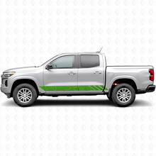 Topografische contour deur- en dorpelvinylstrepen voor Chevrolet Colorado 3e generatie 2023-2026_6