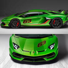 63 Zijspatbord Motief Sticker Graphics Lamborghini Aventador SVJ 3