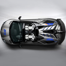 63 SVJ Zijskirt Kap Sticker Graphics Lamborghini Aventador SVJ 2