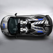 63 SVJ Zijskirt Kap Sticker Graphics Lamborghini Aventador SVJ 2