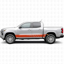 Verspringende sleufdeurgreep- en dorpelvinylstrepen voor Chevrolet Colorado 3e generatie 2023-2026_4