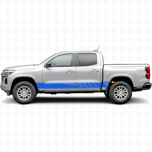 Verspringende sleufdeurgreep- en dorpelvinylstrepen voor Chevrolet Colorado 3e generatie 2023-2026_5