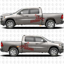 Geweldige Wolf Zijkant Deuren Vinyl Stickers Decals Grafieken 2