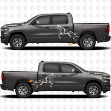 Zijdeuren Achterkant Wolf Spatbord Stickers Decals Grafieken 2