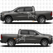 Zijdeuren Achterkant Wolf Spatbord Stickers Decals Grafieken 2