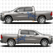 Zijdeuren Achterkant Wolf Spatbord Stickers Decals Grafieken 3