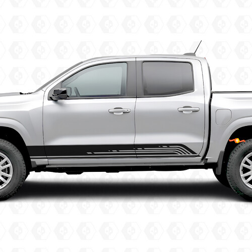 Parallel Contour Deur- en Sierlijsten van Vinyl voor Chevrolet Colorado 3de Gen 2023-2026