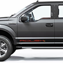 Roush-stijl zijdelingse vinylstickers voor musclecar truck_2