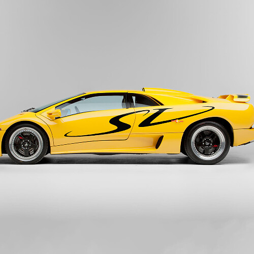 SV Zijgraphics Vinyl Decal Kit voor Lamborghini Diablo SV 1998