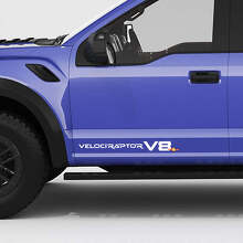 VelociRaptor V8 Zijdeuren Achterklep pickup decal sticker voor Ford f150 2