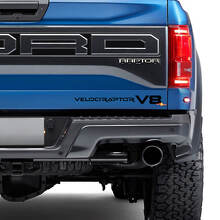 VelociRaptor V8 Zijdeuren Achterklep pickup decal sticker voor Ford f150 4