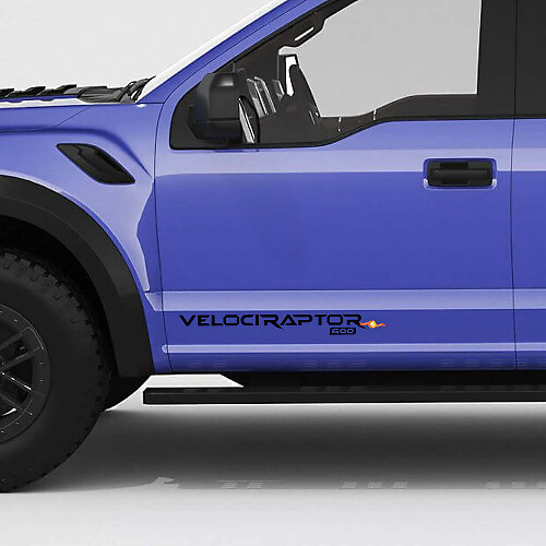 Velociraptor V8 600 Zijdelingse Vinyl Sticker voor Musclecar F-150 Raptor