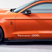 Venom 1200 Vinyl Deurstickers voor Musclecar GT500_2