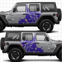 Moose Splash Nature Zijdeuren Vinyl decal sticker passend voor Jeep Wrangler 3