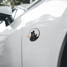 Wolf Moon spatbord badges achterklep embleem 3D badge 2