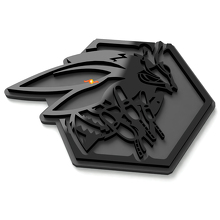 Honeycomb Bijen Spatbordemblemen Achterklep Embleem 3D Badge 4