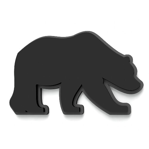 Bear spatbord badges achterklep embleem 3D badge