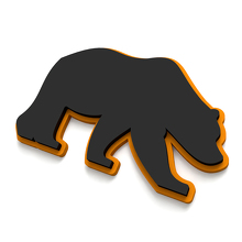Bear spatbord badges achterklep embleem 3D badge 4