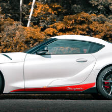 Zijschermstrip Vinylstickers voor Toyota Supra MKV A90 A91_2