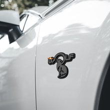 Wolf spatbordbadges achterklep embleem 3D badge 4