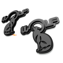 Wolf spatbordbadges achterklep embleem 3D badge 5