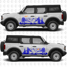 Bigfoot Off Road Bergzijde Deursportstrepen Stickers voor Ford Bronco 2