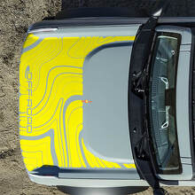 Motorkap Topografische Offroad Stickers voor Ford Bronco 2
