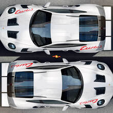 Turbo S Stijl Voor- en Achterspatbord Kwartaals Paneel Vinyl Decal Kit voor Porsche 911_3