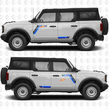 Klassieke Retro Racing Strepen Zijdeuren Vinyl Decal Sticker Graphics 3 voor Ford Bronco 2