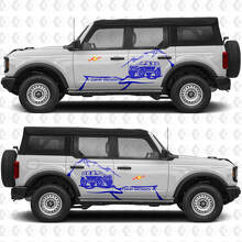 Rock Crawler Mountains Side Doors Graphics Vinyl Decal Sticker 2 passend voor Ford Bronco 2