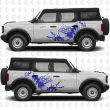 4x4 Off Road modderspat zij Vinyl Decal Kit voor Musclecar paard_2