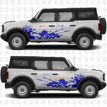 4x4 Off Road Spatbord Zijdeuren Vinyl Decal Sticker Graphics 2 voor Ford Bronco 2