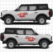 Military Star Splash zijkantdeuren graphics vinyl decal sticker 2 past op Ford Bronco 3