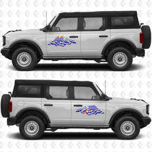 VS VS-vlag zijkant portieren vinyl decal sticker graphics 2 voor Ford Bronco 2