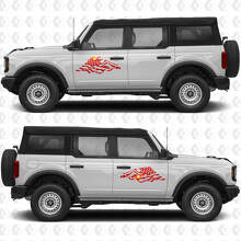 VS VS-vlag zijkant portieren vinyl decal sticker graphics 2 voor Ford Bronco 3