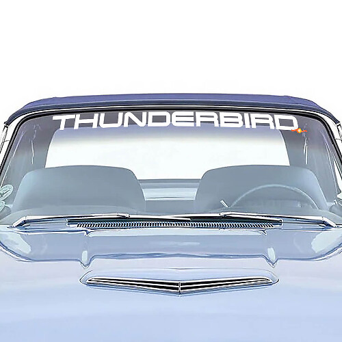 Thunderbird voorruitgrafieken vinyl decal sticker past op Musclecar Thunderbird