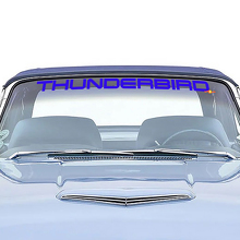 Thunderbird voorruitgrafieken vinyl decal sticker past op Ford Thunderbird 3
