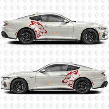 Coyote Zijkant Vinyl Decal Kit voor Musclecar Musclecarmodel_2