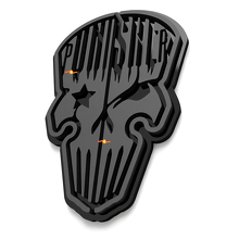 Skull Punisher Spatbordlogo's Achterklep Embleem 3D Badge 2