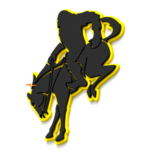 Yeti op Paard Bronco Spatbord Badges Achterklep Embleem 3D Badge 6