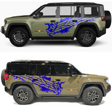 Military Star Splash Zijdelen Vinyl decal sticker voor Jeep Recon 2