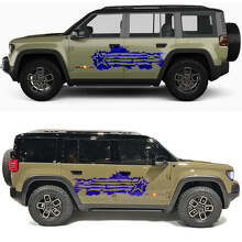 Military Star Splash Zijdeuren Vinyl Sticker 2 voor Jeep Recon 2