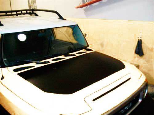 Toyota FJ Cruiser Wrap Hood Blackout Sticker Sticker