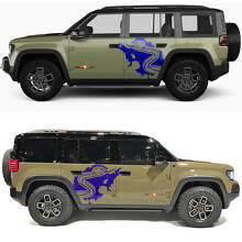 Snake Splash Zijdeuren Vinyl Decal voor Jeep Recon 2