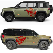 Snake Splash Zijdeuren Vinyl Decal voor Jeep Recon 3
